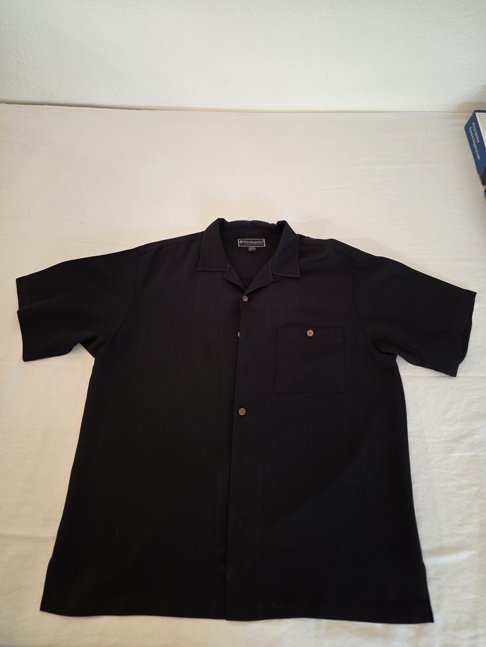 Weekender Casual Lifestyle Short-Sleeve, Embroidered Martini Glass On Back